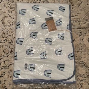 NIB Kyte Toddler Blanket Slate Rainbow